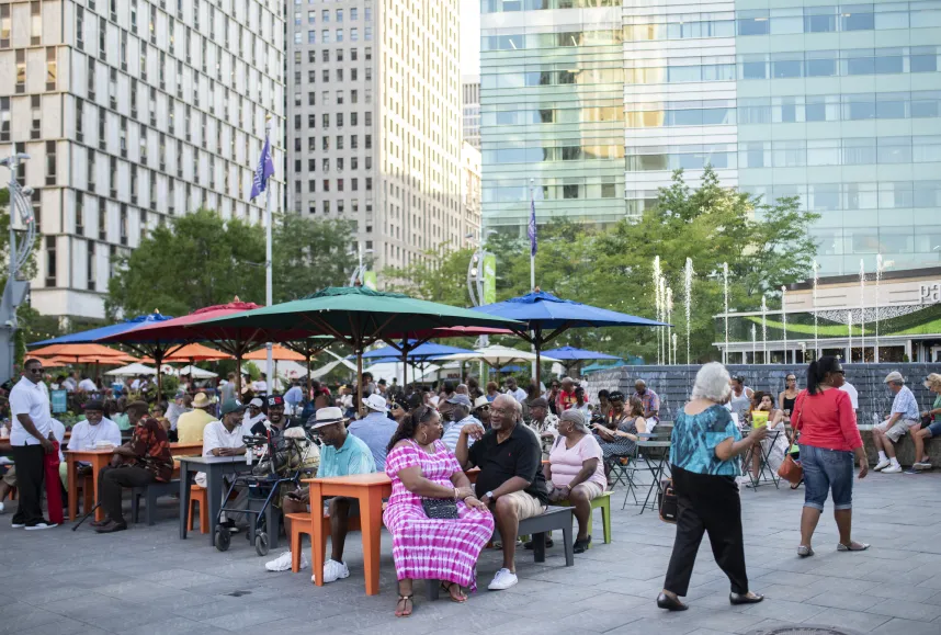 Collage of images of the neighborhood.
