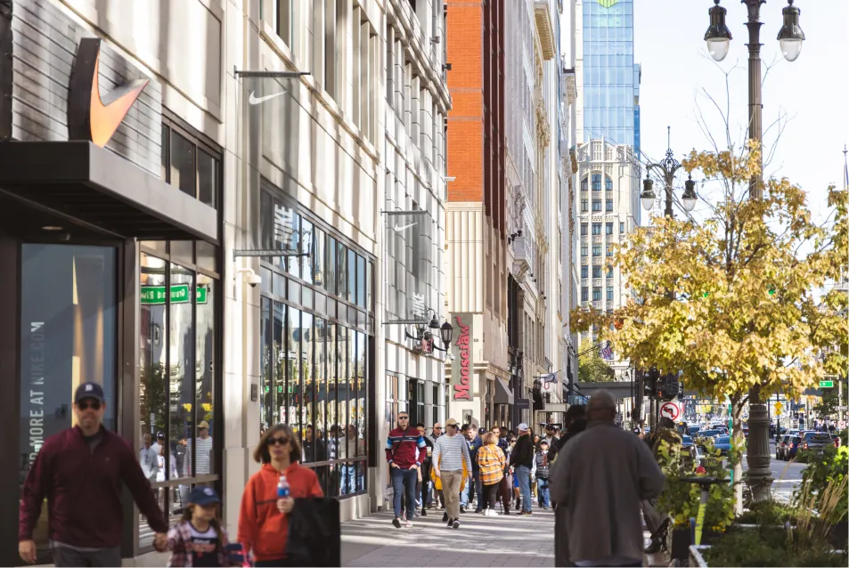 Collage of images of the neighborhood.