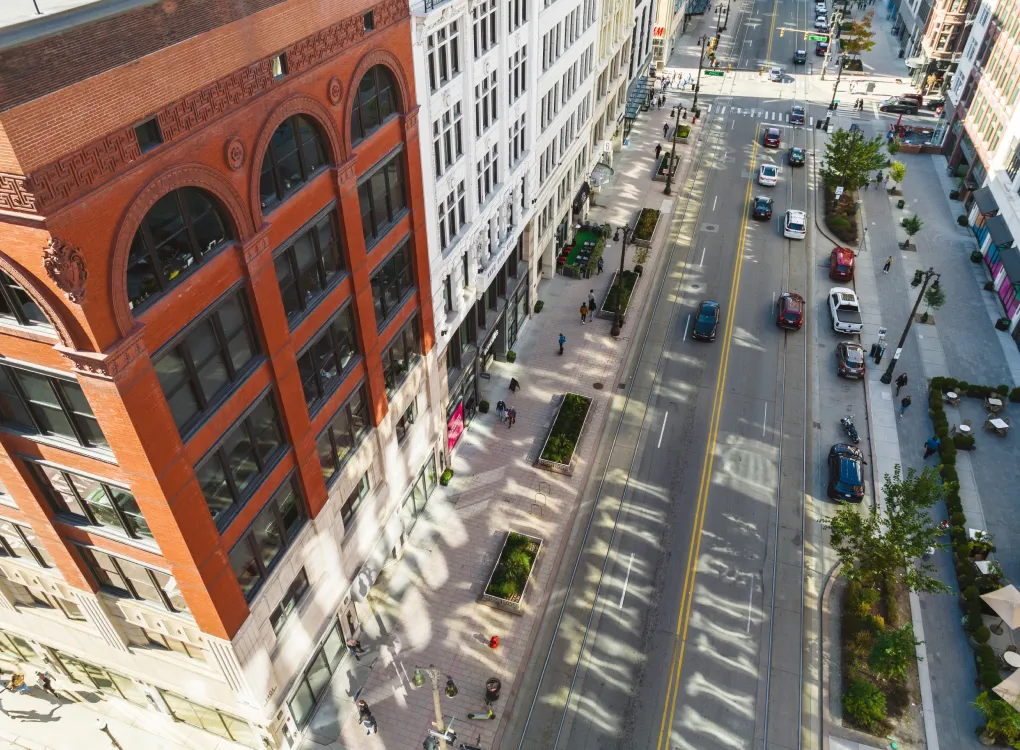 Collage of images of the neighborhood.