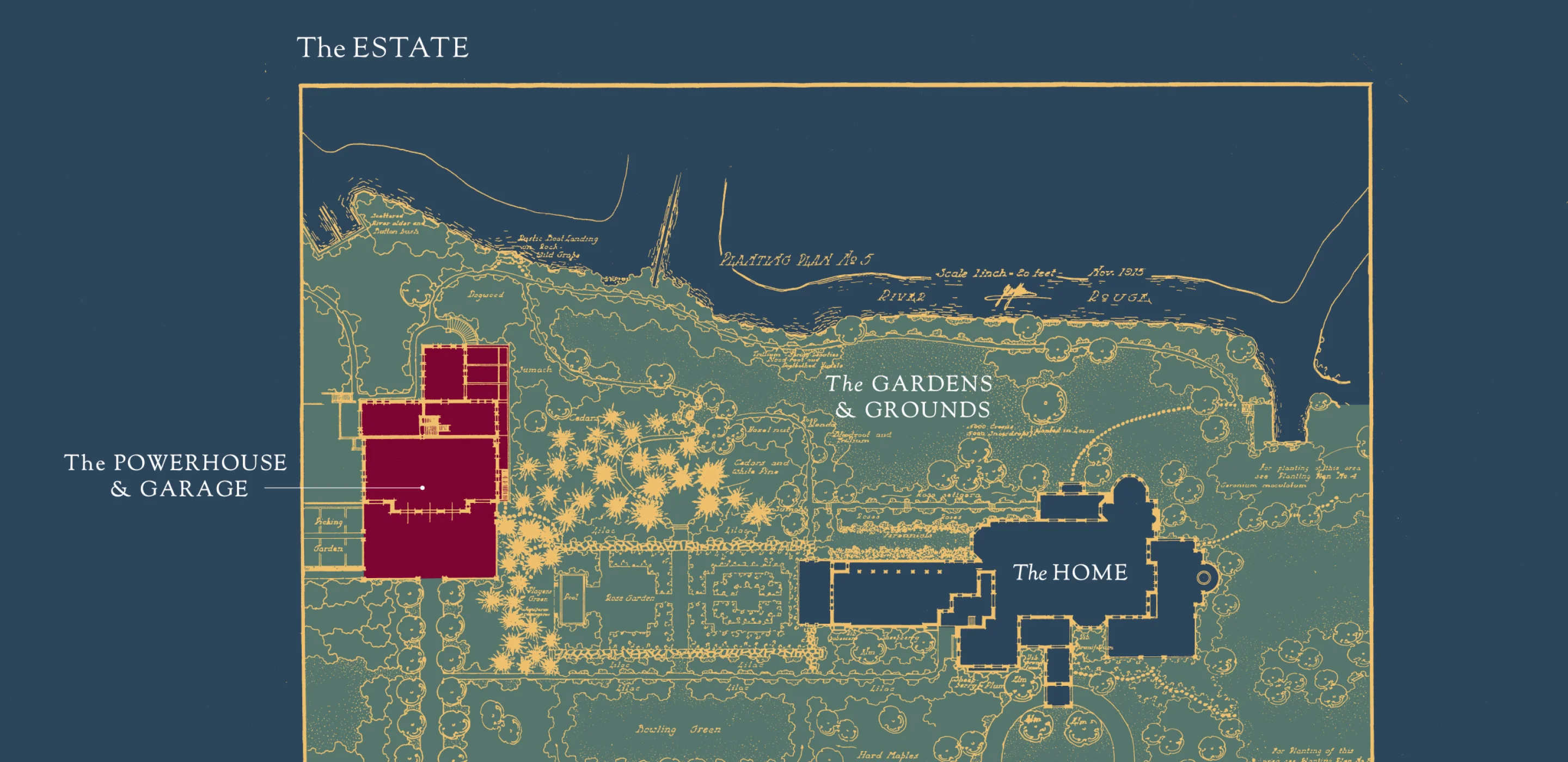 Map of the Estate