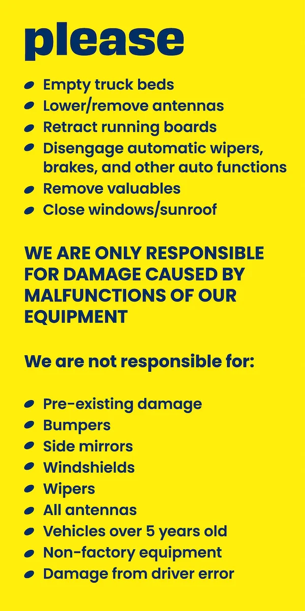 please... we are ony responsible for damage caused by malfunction of our equipment...